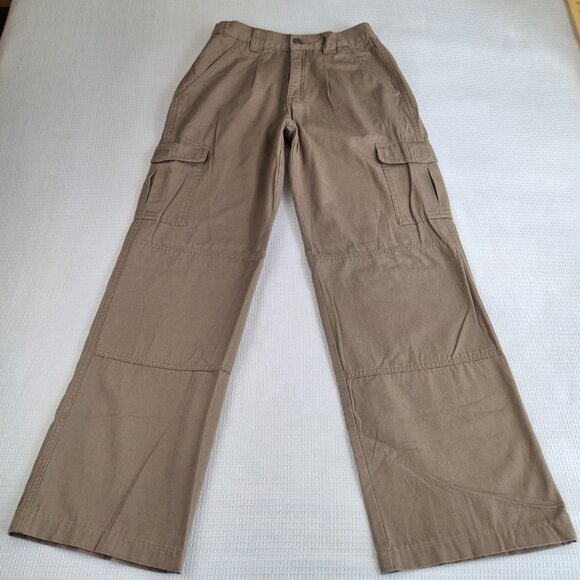 Cabela's Women's Khaki Pants Cargo Size 4 Pocket Hiking Trail Outdoor Beige - Picture 3 of 15